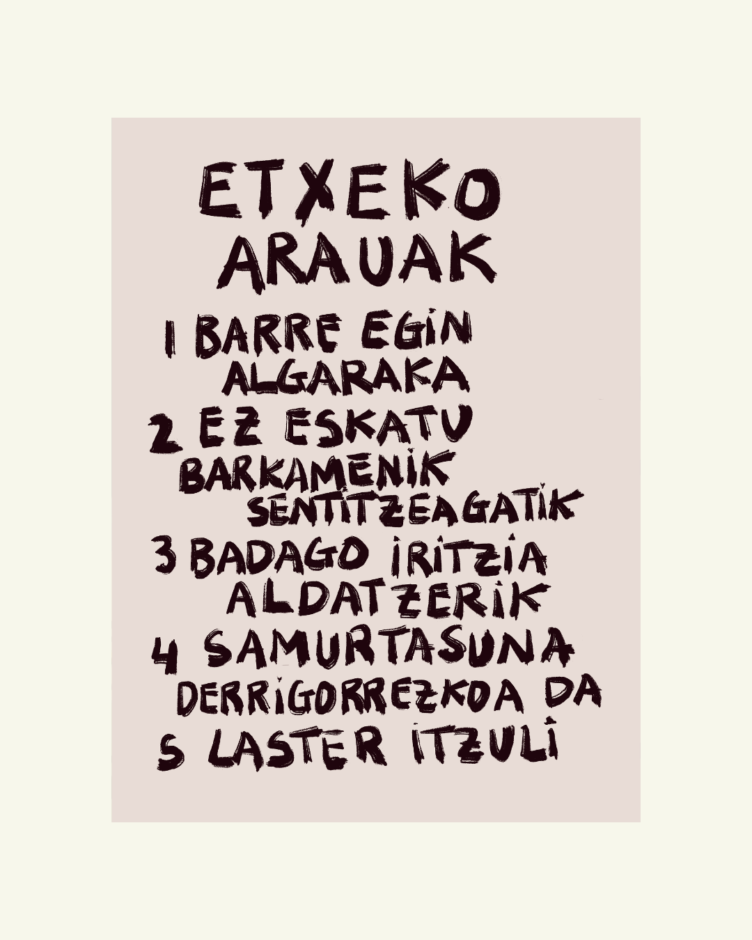 Reglas de la casa