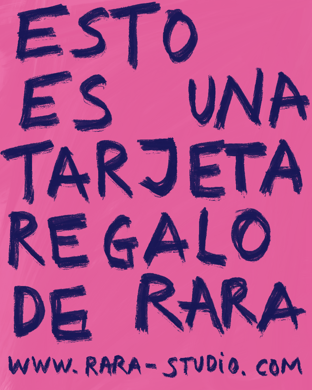 Tarjeta regalo RARA