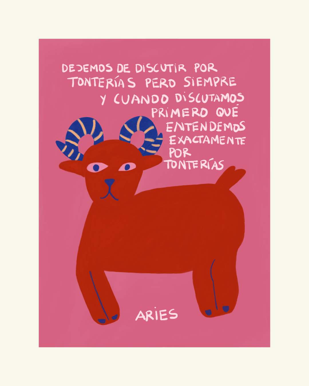 Aries — Lámina Horóscopo