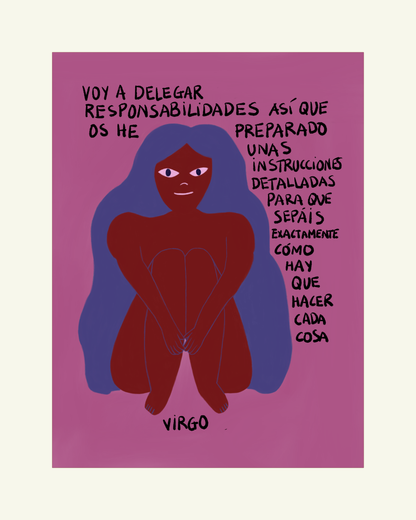Virgo — Lámina Horóscopo