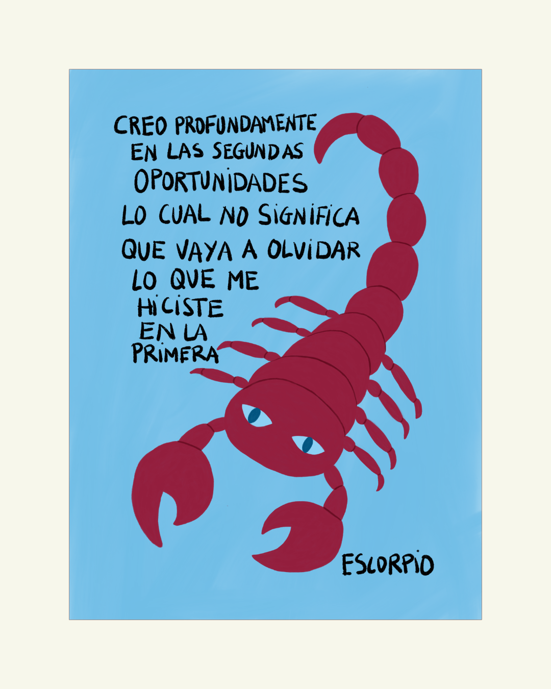 Escorpio — Lámina Horóscopo