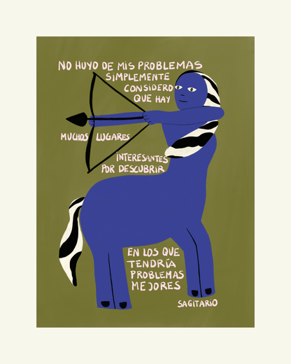 Sagitario — Lámina Horóscopo