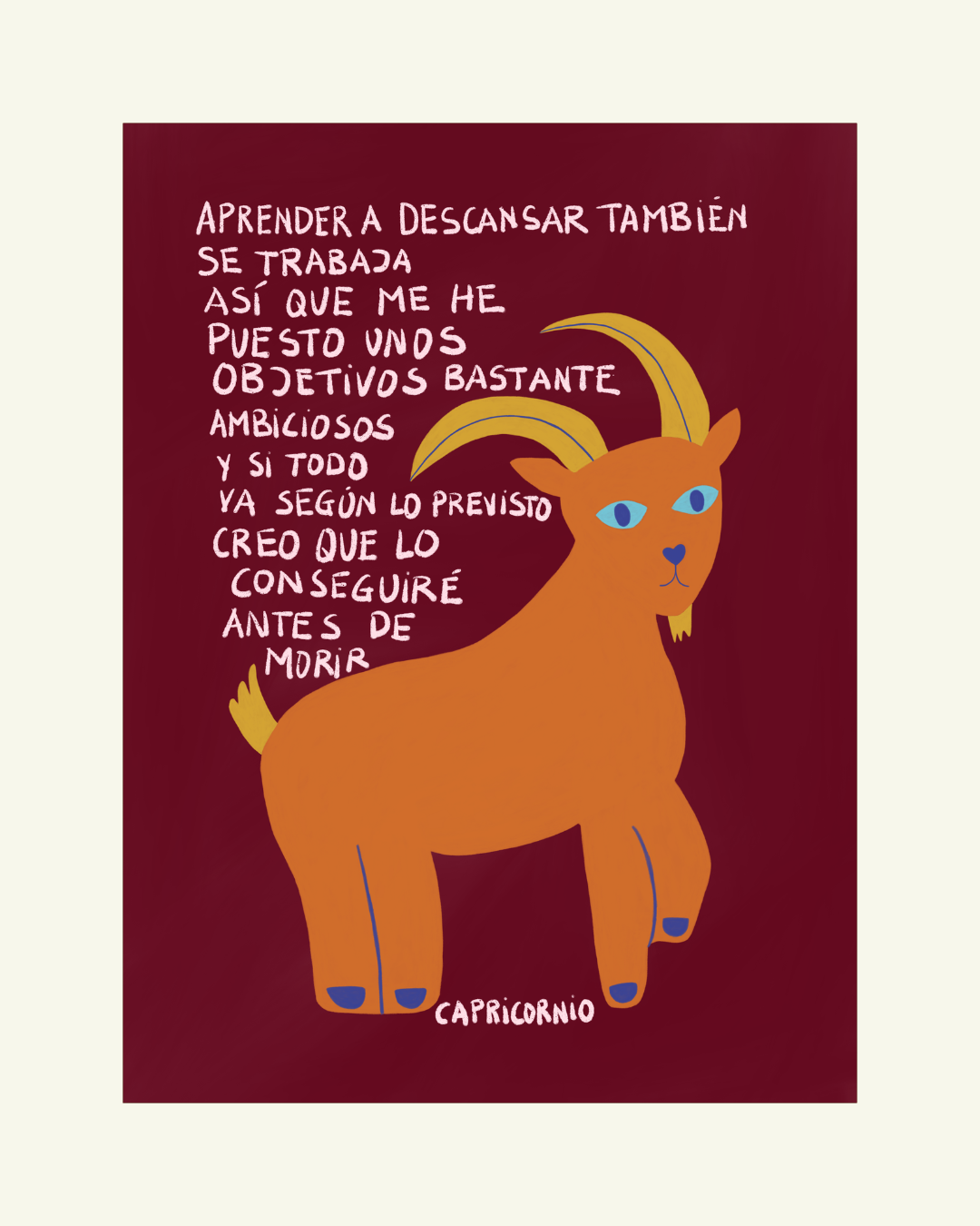 Capricornio — Lámina Horóscopo
