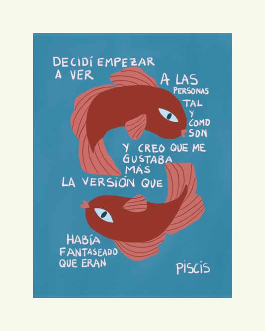 Piscis — Lámina Horóscopo