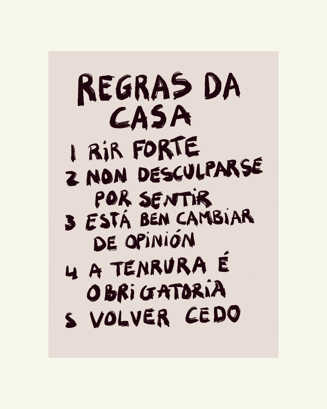 Reglas de la casa