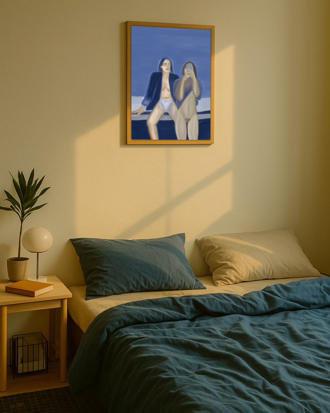 Blue W