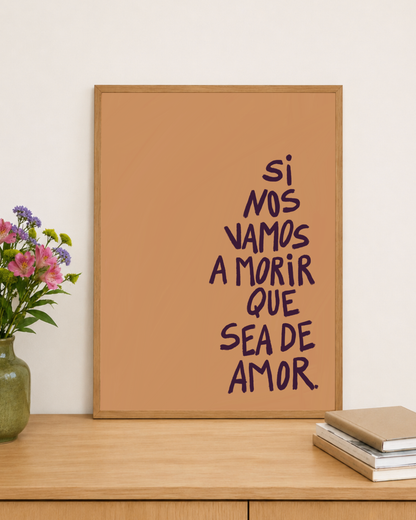 Que sea de amor