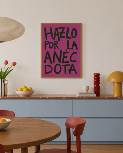 Por la anécdota