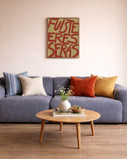 Fuiste, eres, serás