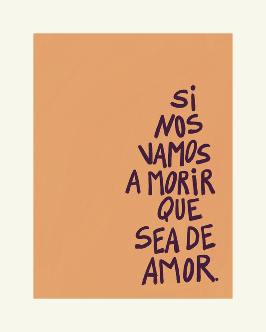 Que sea de amor