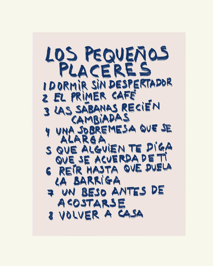 Los pequeños placeres
