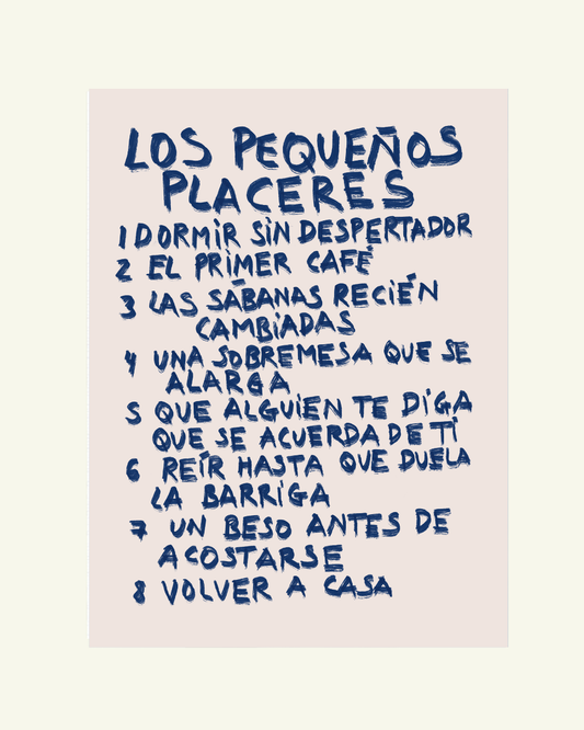 Los pequeños placeres